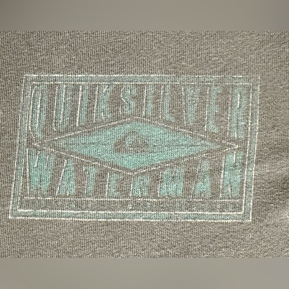 Men's Gray QuikSilver XXL T-Shirt - Picture 2 of 5